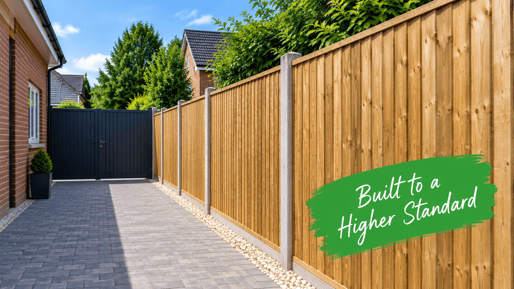 Professional fencing installation in Peterborough