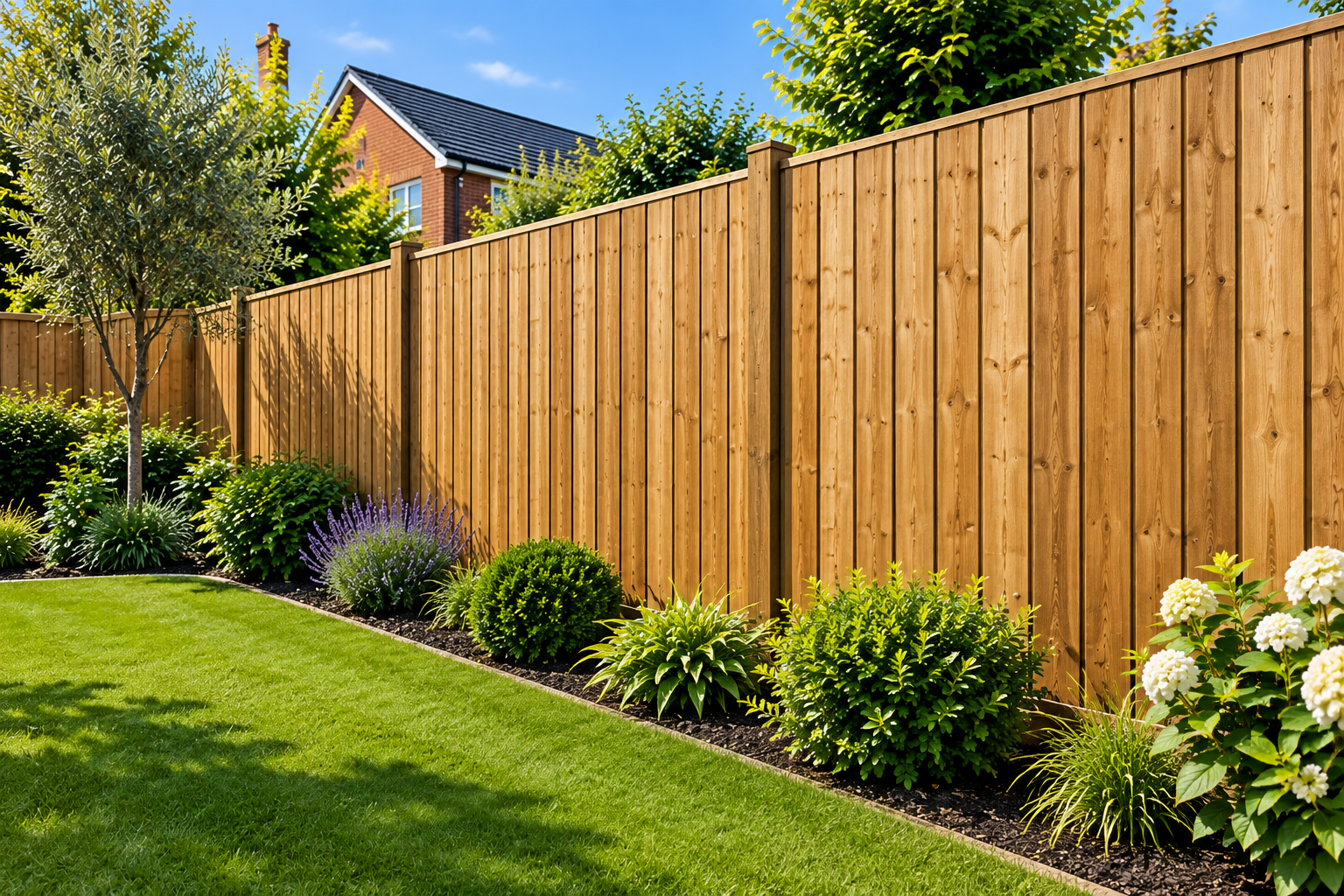 Closeboard garden fencing in Peterborough