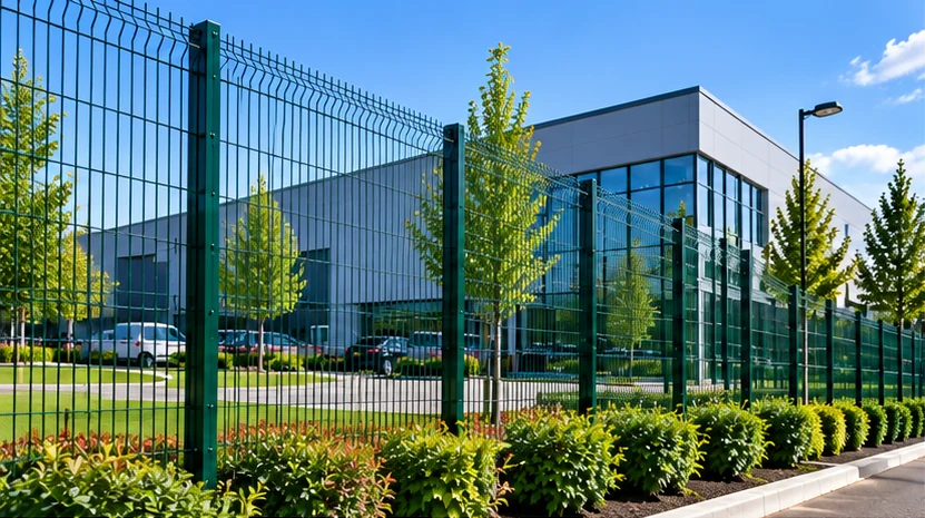 Commercial mesh security fencing in Peterborough